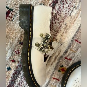 Mary Janes leather Doc Martens NEW (taupe)